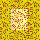 Valentinstag Fabric Stoff (Kachel)