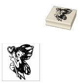 Valentinstag Fairy Gummistempel (Stempel)