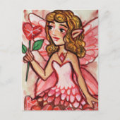 Valentinstag Fairy Postkarte (Vorderseite)