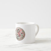 Valentinstag Fairy Valentine Espressotasse (Vorderseite Rechts)