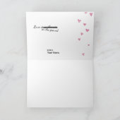 Valentinstag Faltkarte Karte (Innenseite)