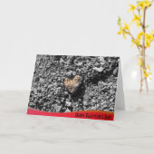Valentinstag Faltkarte Karte (Gelbe Blume)