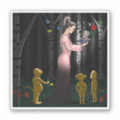 Valentinstag Fantasy-Romance Aufkleber (Vorderseite)