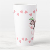 Valentinstag Faulenzerhärte Floating Pink Tasse (Vorderseite)
