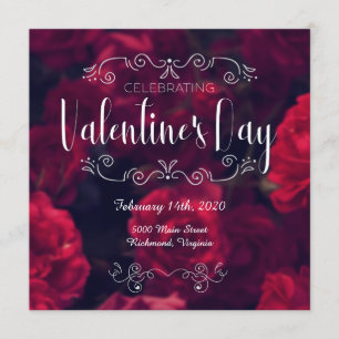Valentinstag Feier Einladung