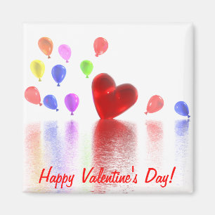 Valentinstag-Feier Magnet