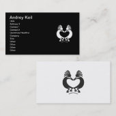 Valentinstag - Feiertags-Visitenkarte Visitenkarte (Vorne/Hinten)