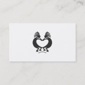 Valentinstag - Feiertags-Visitenkarte Visitenkarte (Rückseite)