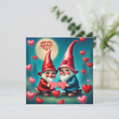 Valentinstag Feiertagskarte (Stehend Vorderseite)