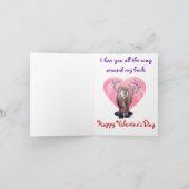 Valentinstag Feiertagskarte (Innenseite)