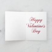 Valentinstag Feiertagskarte (Innenseite)