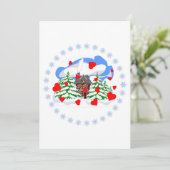 Valentinstag Feiertagskarte (Stehend Vorderseite)