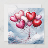 Valentinstag Feiertagskarte (Vorderseite)