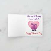 Valentinstag Feiertagskarte (Innenseite)