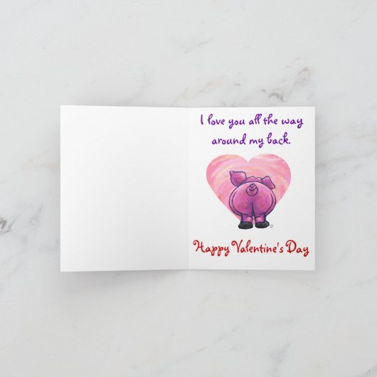 Valentinstag Feiertagskarte (Innenseite)