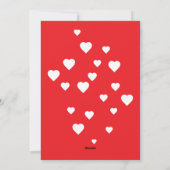 Valentinstag Feiertagskarte (Rückseite)