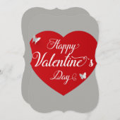 Valentinstag Feiertagskarte (Vorne/Hinten)