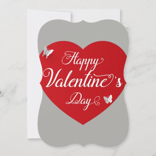 Valentinstag Feiertagskarte (Vorderseite)