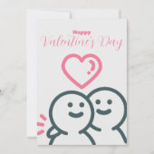 Valentinstag Feiertagskarte (Vorderseite)