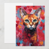 Valentinstag Feiertagskarte (Vorne/Hinten)