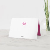 Valentinstag Feiertagskarte (Rückseite)