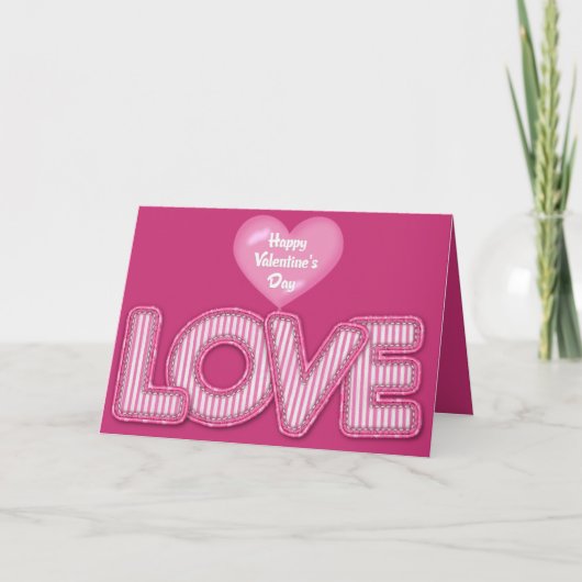 Valentinstag Feiertagskarte (Vorderseite)