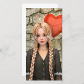 Valentinstag Feiertagskarte (Vorne/Hinten)