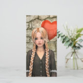 Valentinstag Feiertagskarte (Stehend Vorderseite)