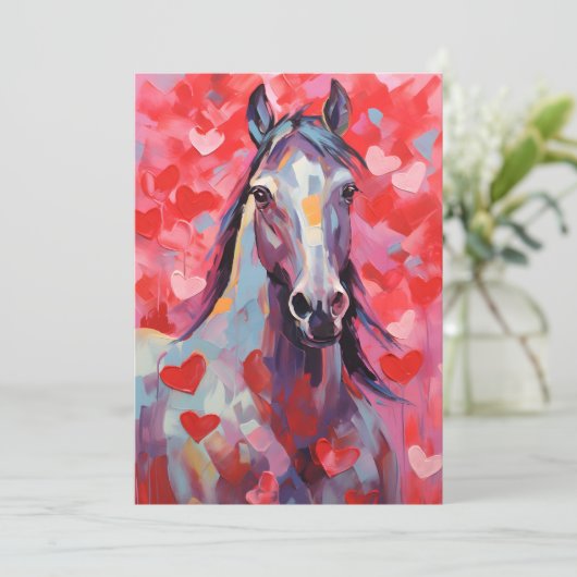 Valentinstag Feiertagskarte (Stehend Vorderseite)