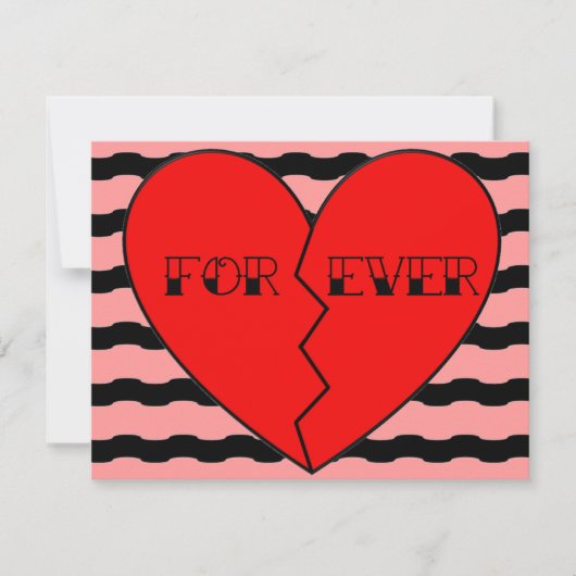 Valentinstag Feiertagskarte (Vorderseite)