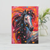 Valentinstag Feiertagskarte (Stehend Vorderseite)