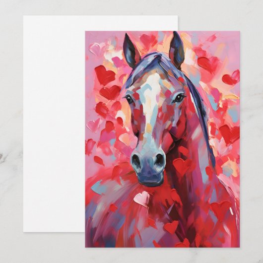 Valentinstag Feiertagskarte (Vorne/Hinten)