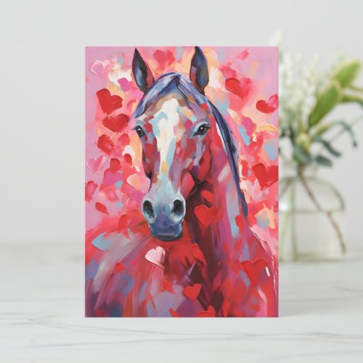 Valentinstag Feiertagskarte (Stehend Vorderseite)