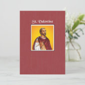 Valentinstag Feiertagskarte (Stehend Vorderseite)