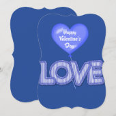 Valentinstag Feiertagskarte (Vorne/Hinten)