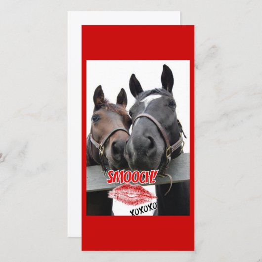 Valentinstag Feiertagskarte (Vorne/Hinten)