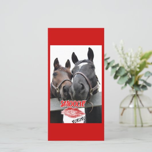 Valentinstag Feiertagskarte (Stehend Vorderseite)