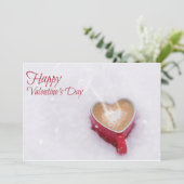 Valentinstag Feiertagskarte (Stehend Vorderseite)