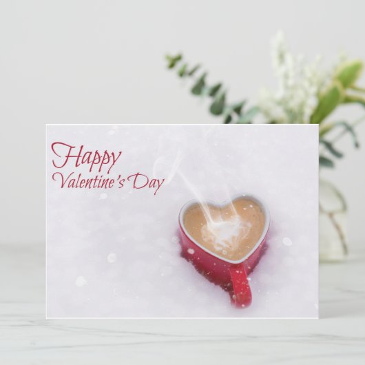 Valentinstag Feiertagskarte (Stehend Vorderseite)