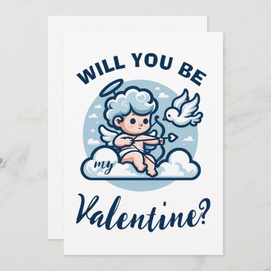 Valentinstag Feiertagskarte (Vorne/Hinten)