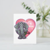 Valentinstag Feiertagspostkarte (Stehend Vorderseite)