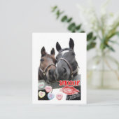 Valentinstag Feiertagspostkarte (Stehend Vorderseite)