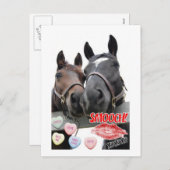 Valentinstag Feiertagspostkarte (Vorne/Hinten)