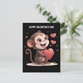 Valentinstag Feiertagspostkarte (Stehend Vorderseite)