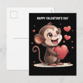 Valentinstag Feiertagspostkarte (Vorne/Hinten)