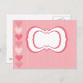 Valentinstag Feiertagspostkarte (Vorne/Hinten)