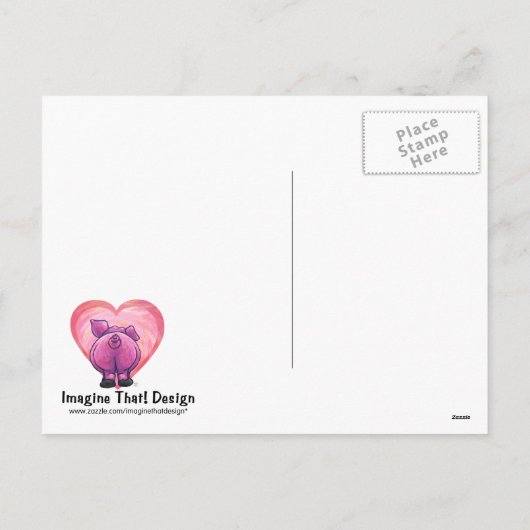 Valentinstag Feiertagspostkarte (Rückseite)