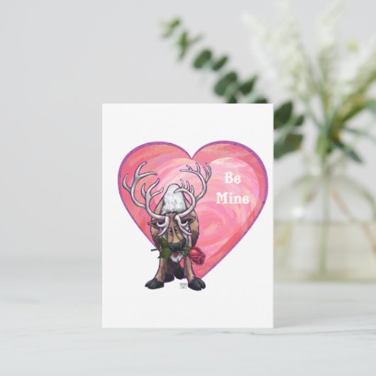 Valentinstag Feiertagspostkarte (Stehend Vorderseite)