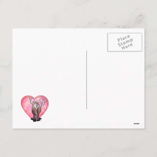 Valentinstag Feiertagspostkarte (Rückseite)