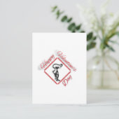 Valentinstag Feiertagspostkarte (Stehend Vorderseite)